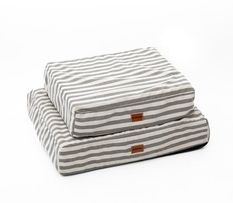 Cama viscoelástica para perros Stripes desenfundable