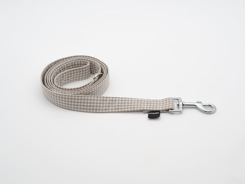 Collar para perros Vichy beige